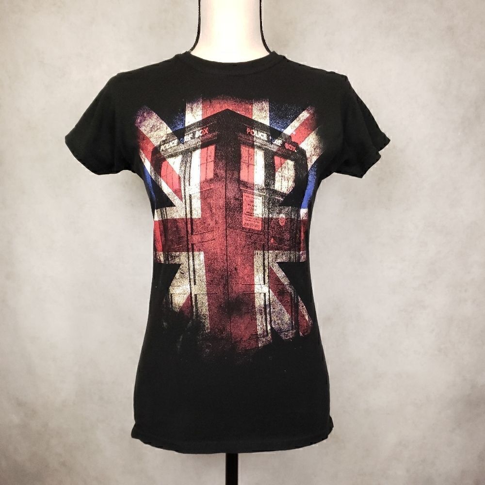 Dr. Who black short sleeve shirt Medium